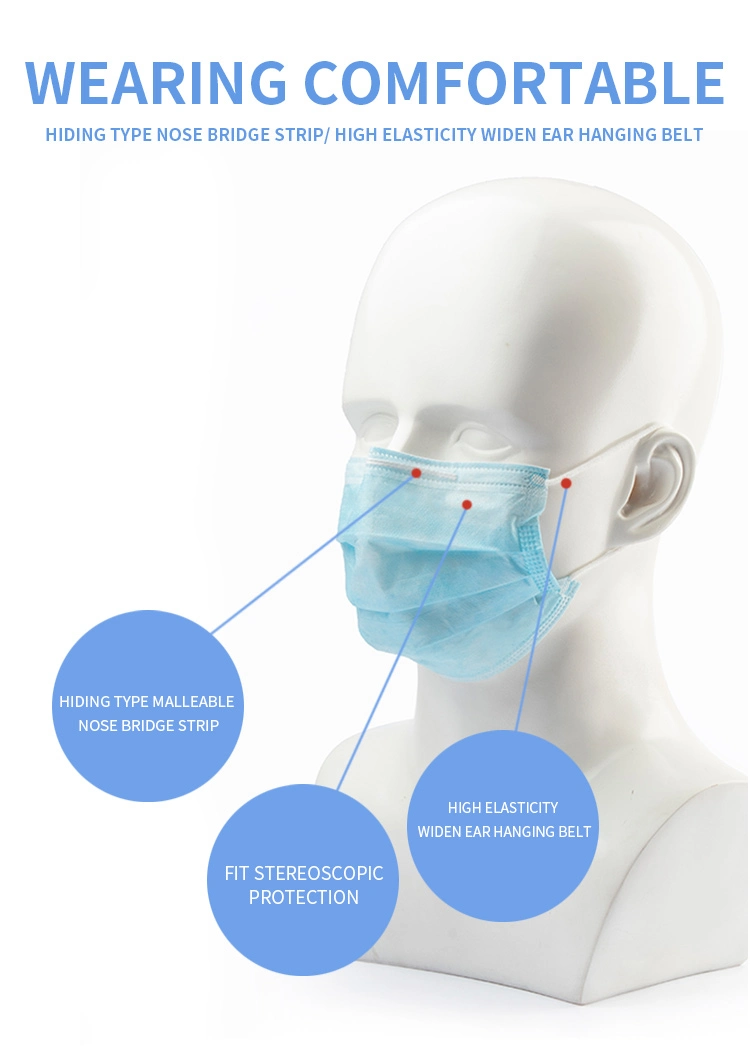 Factory 3ply Face Mask Protective Face Mask Respirator Mask
