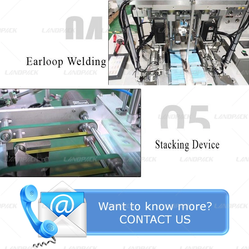 Fully Automatic Disposable Surgical Medical Face Mask Body Making Machine Machinery Price Noise Mask Production Line