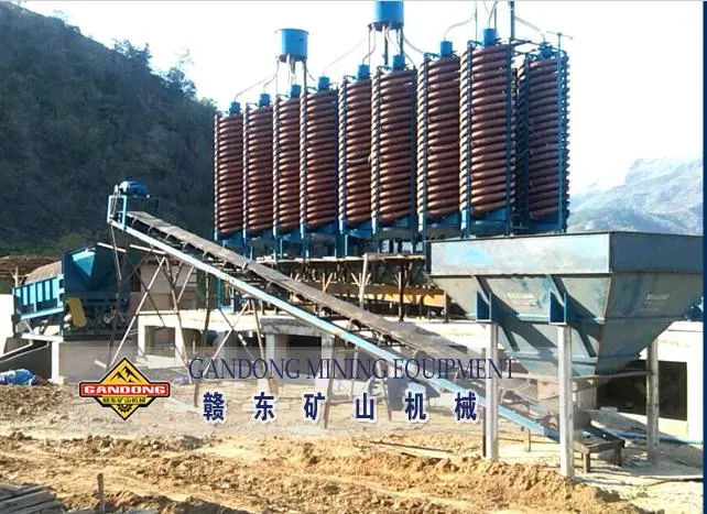 Tantalum Ore Spiral Concentrator for Tantalum Concentrate
