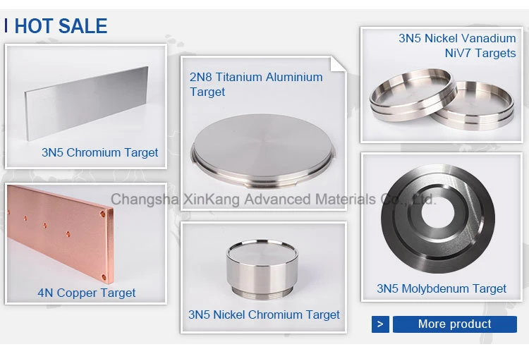 99.9% Tic Titanium Carbon Ceramic Sputtering Target