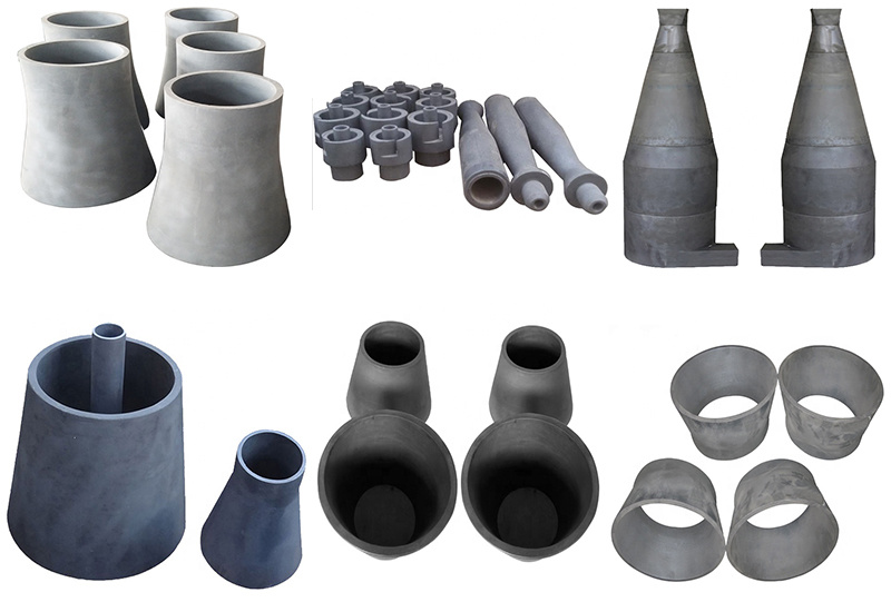 Rbsic (SiSiC) Silicon Carbide Sic Cyclone Conical Liner / Cyclone Bush Lining with High Abrasion Resistance
