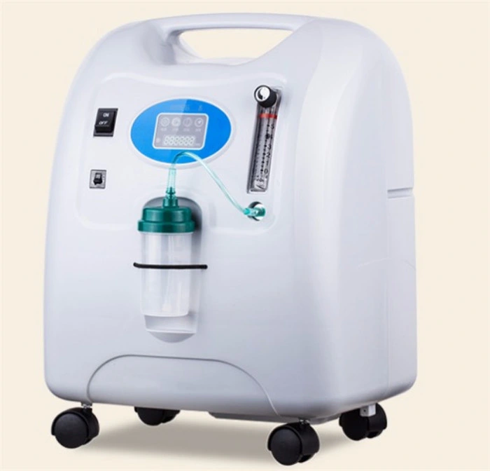 5L Oxygen Concentrator Medical Nebulizer Oxygen Concentrator with 93% High Purity, Low Purity Alarm