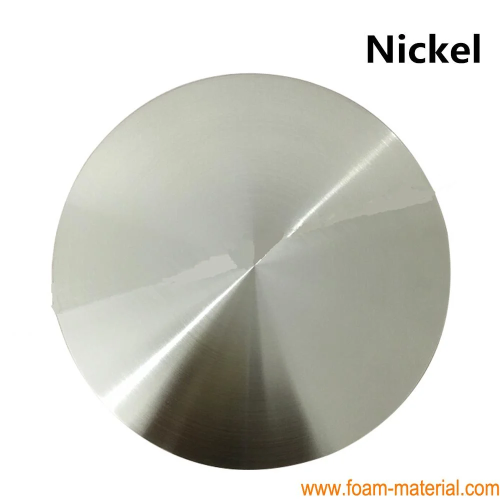 High Purity 99.99% Nickel Ni Sputtering Target for Metal Thin Film Coating
