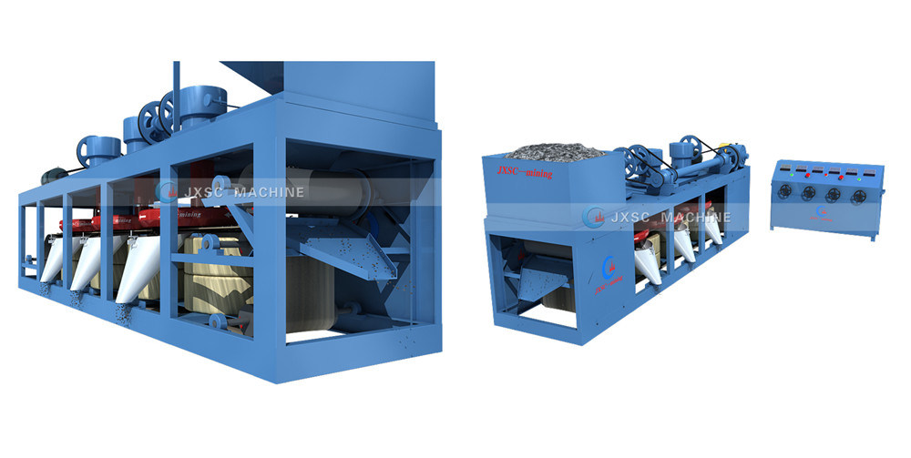 Tantalum-Niobium Ore Processing Plant Three Disc Magnetic Separator Equipment