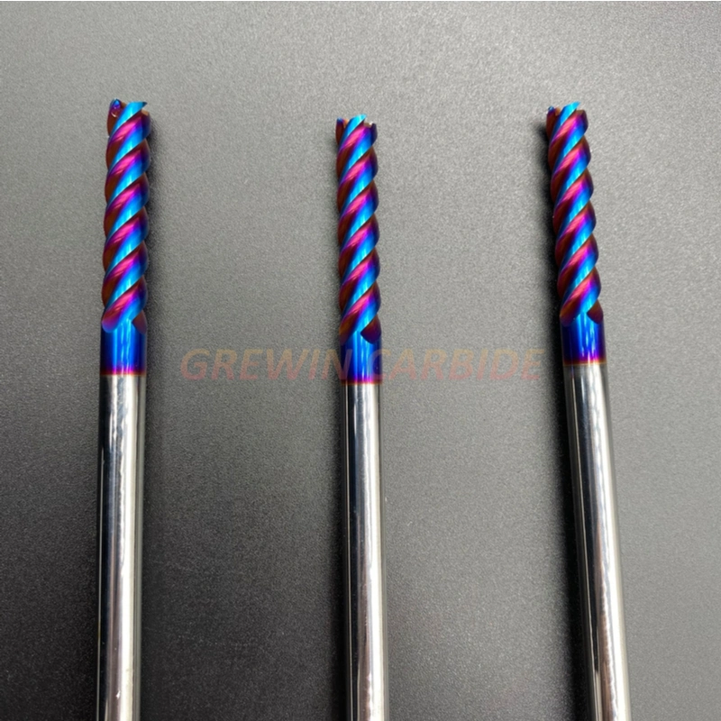 Gw Carbide - 4 Flutes Tungsten Carbide Ball Nose End Mills HRC65