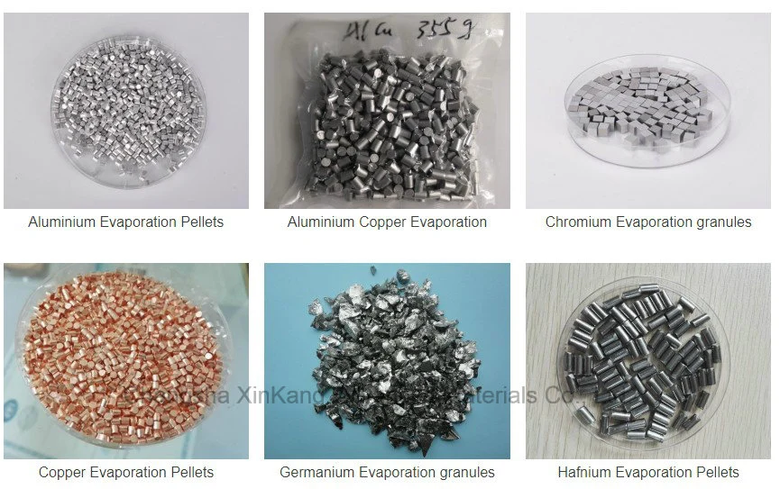 High Purity Aluminum Al Evaporation Pellets