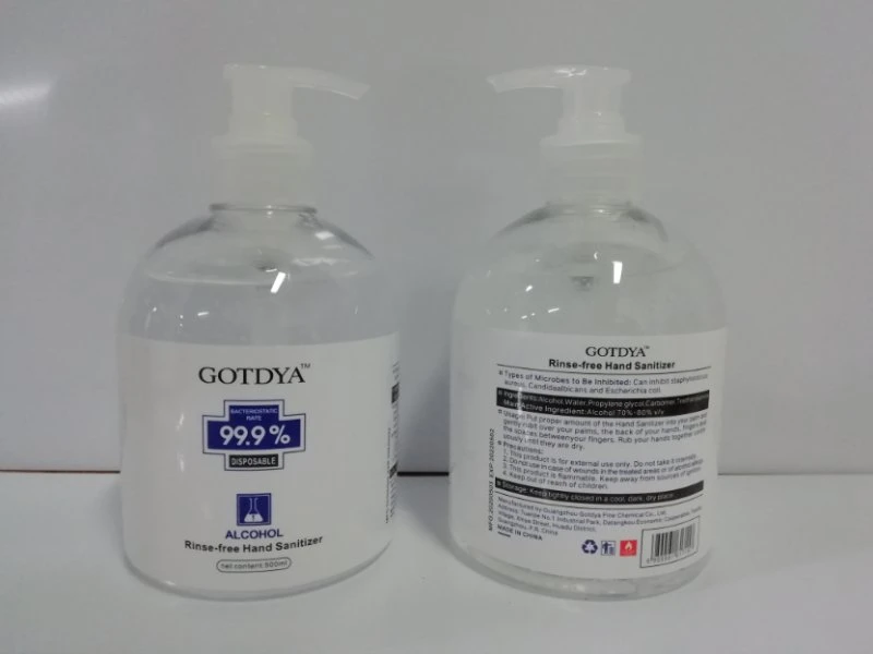 Big Factory Liquid Antibacterial Hand Sanitizer 99.999% Disinfecting Efficient Sterilization