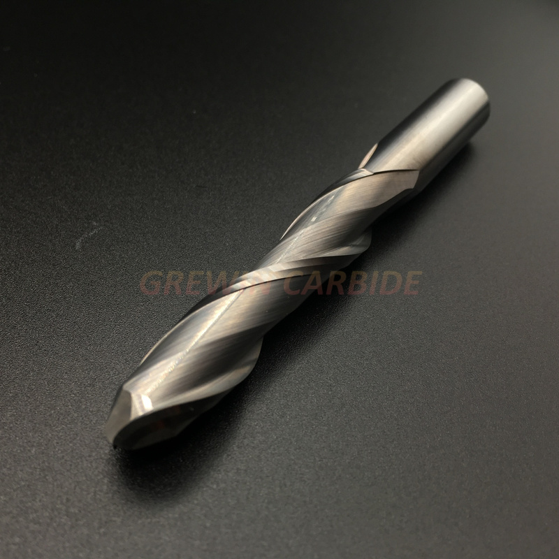 Gw Carbide - Double-Edged Spiral Tungsten Carbide Ball Nose End Mill