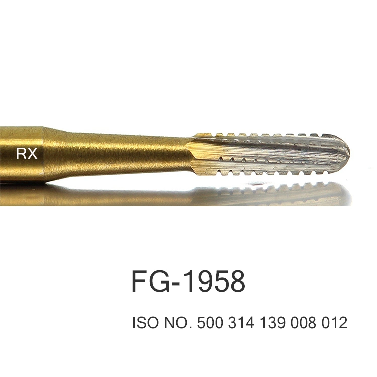 Crown Removal Burs Dental Carbide Titanium Plated Drill FG-1958