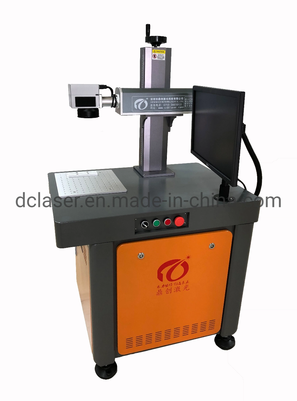 Optical Fiber Laser Marking Equipment Engraving for Metals and Non Metals with CE