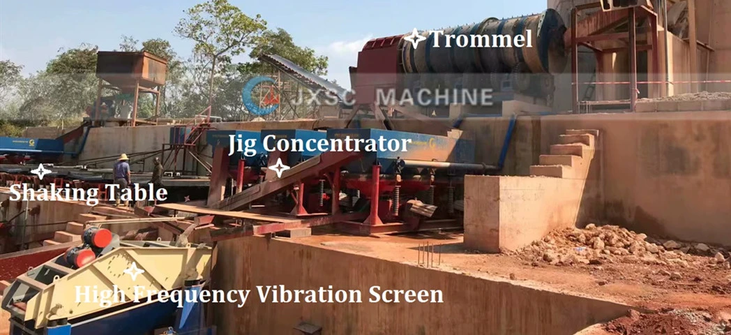 100tph Complete Set Plant Tantalum-Niobium Processing Jig Machine in Nigeria