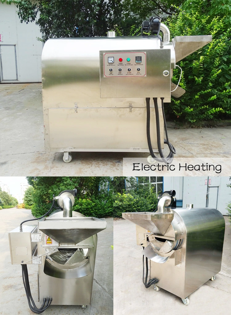 Commercial Drum Peanut Roasting Machine Walnut Roaster Nut Roasting Machinery