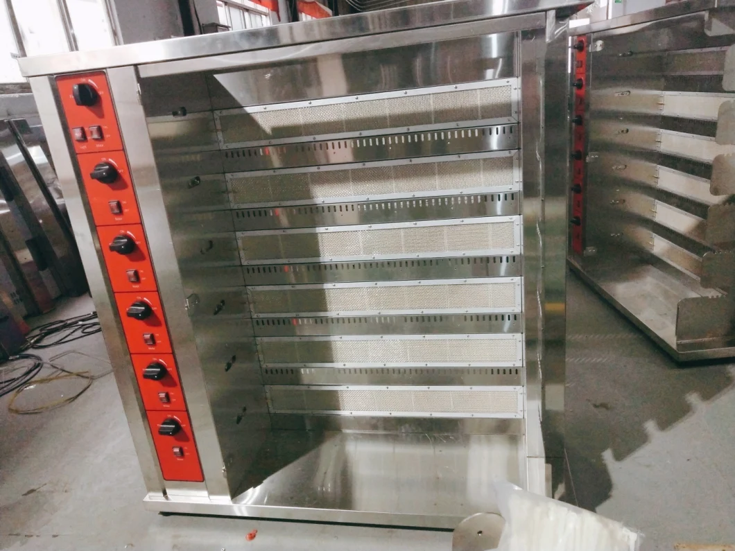5 Layers Gas Chicken Rotisserie Oven Roast Machine for Bakery Equipment