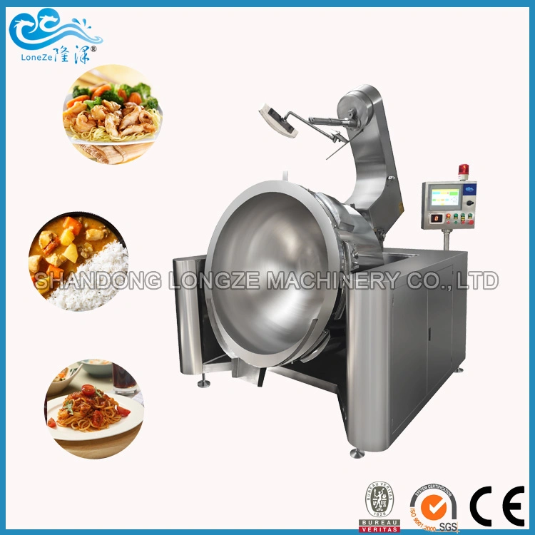 CE Approved White Pepper Sauce Cooking Mixer Machine Automatic Cooking Mixer Pot Pasta Cooking Machine