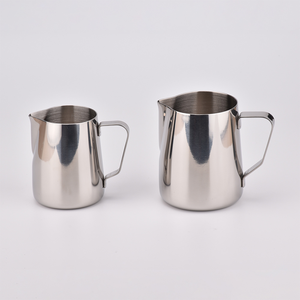 2021 New Design Kitchen Stainless Steel Coffee Milk Pull Flower Milk Pot