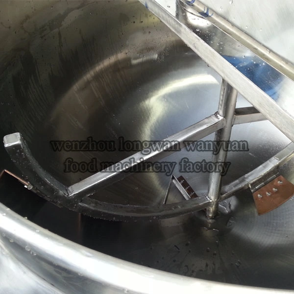 Vertical Steam Heating Jacketed Cooking Pot for Food