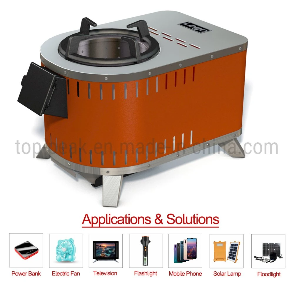 Firewood-Fired Power Stove Wood Rechargeable Stove Outdoor Electric Stove Camping Stove BBQ Grill