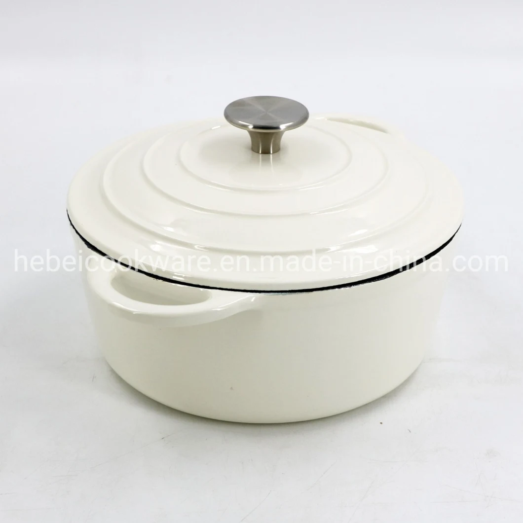 Food Garde Color Cooking Pot Cast Iron Casserole Hot Pots