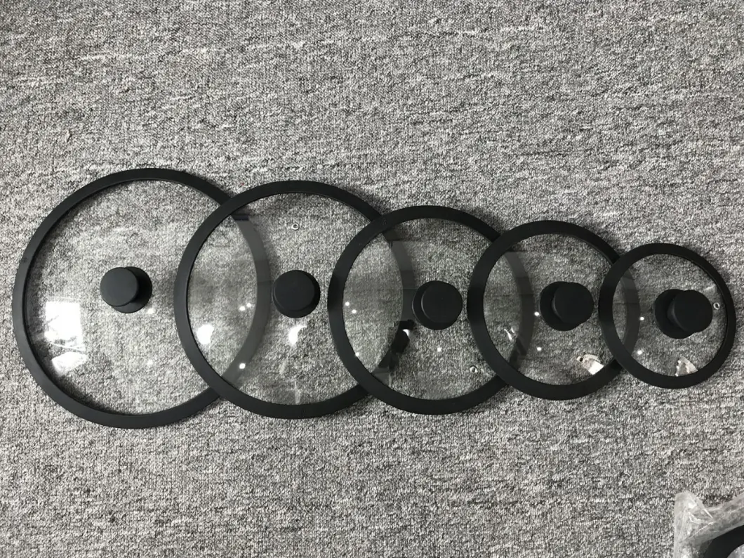 Glass Pan Lid with Steam Hole for Cookware