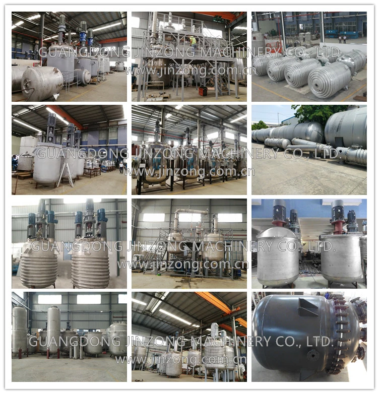 Stainless Steel Electrical Heating/Steam Heating Chemical Reaction Reactor Heating Jacket Reactor