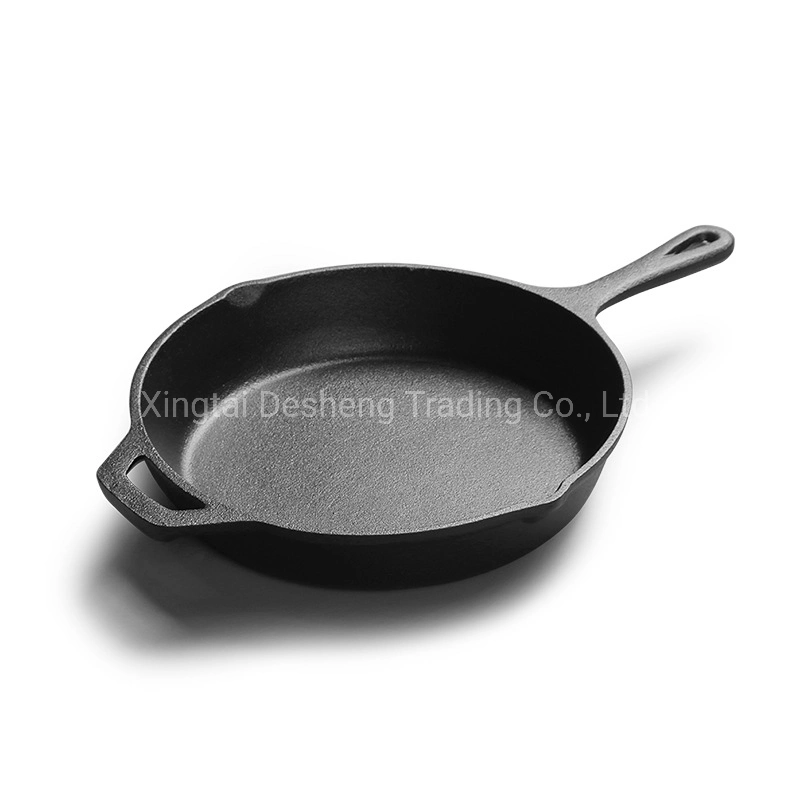 Ds-Fp02 Cast Iron Pre-Seasoned Skillet Set Outdoor Cookware