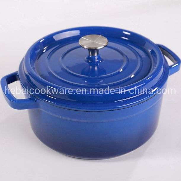 Colorful Enamel Cast Iron Cooking Coating Diecast Casserole Pot