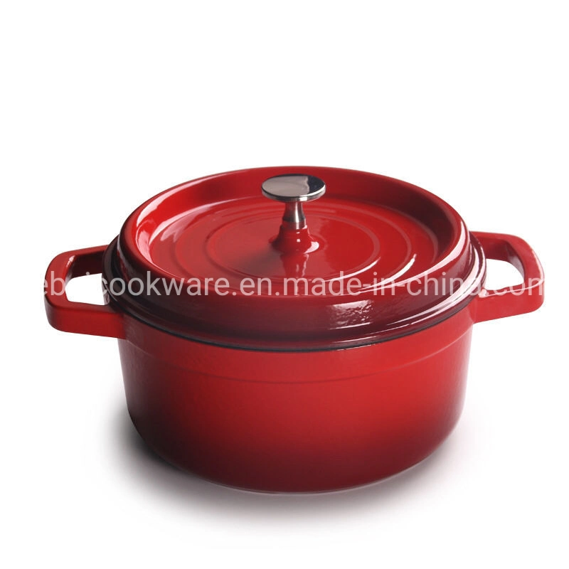 6-Piece Enameled Cast Iron Cookware Set