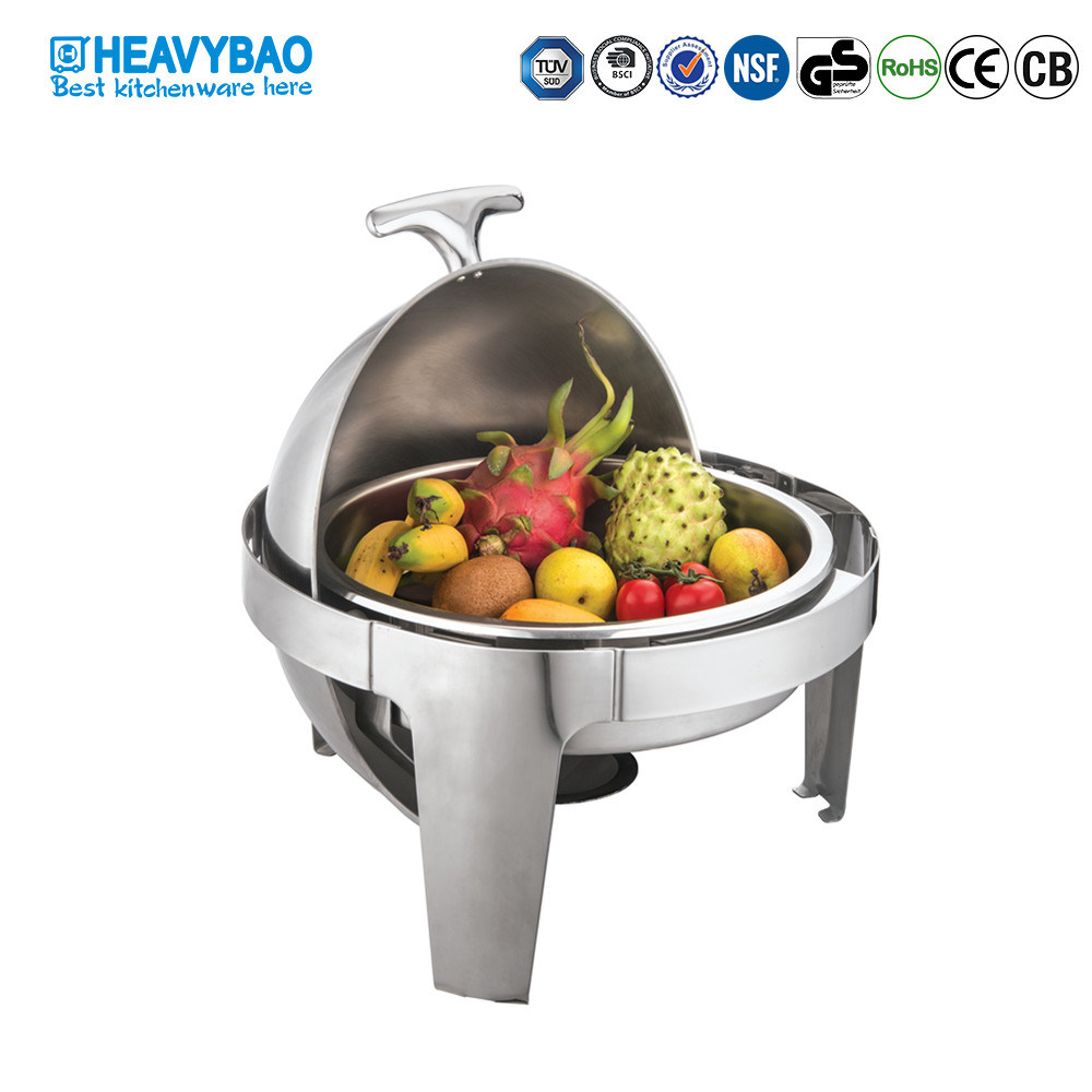 Heavybao Stainless Steel Commercial Buffet Equipment Chafing Dish Food Steam Warmer Pan