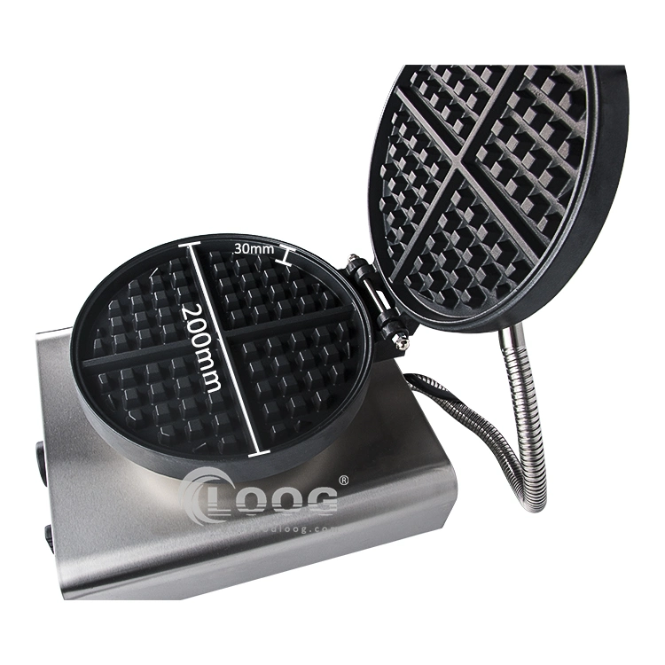 OEM Welcome Household Easy Operate Waffle Cooker 4 Slices Belgium Waffle Machine with Stainless Steel Food Grade Recipes for Brunch Buffet