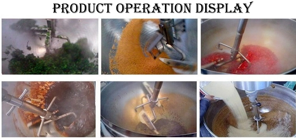 Electric/Steam Full Automatic Planetary Stirring Frying Pan