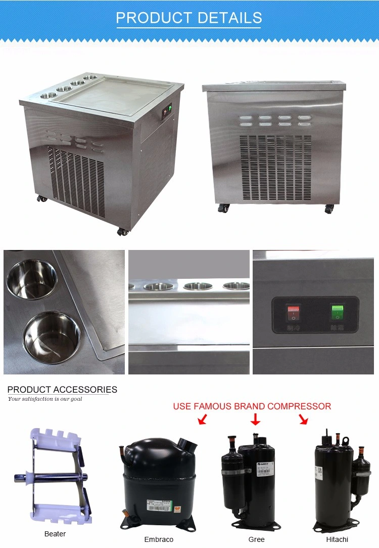 China Cheaper Stir Fry Ice Cream Machine