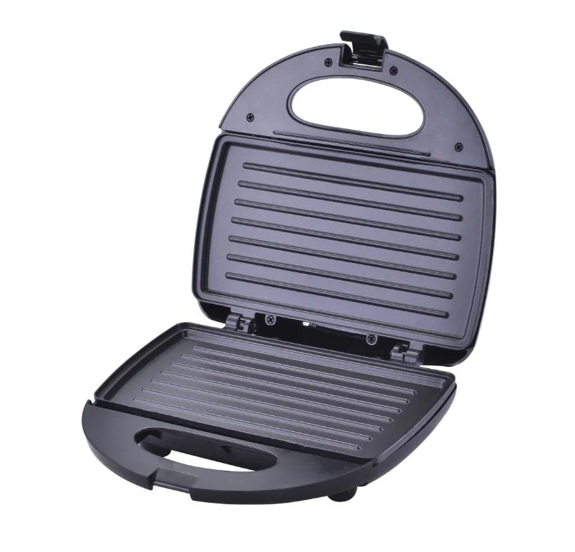 Electric Countertop Panini Press Grill with Double Nonstick Flat Cast Iron Cooking Plates