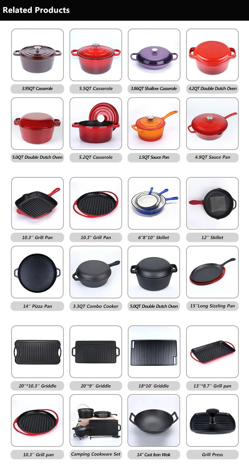 Cast Iron Round Fajita Pan, Cast Iron Teppanyaki Plate, Japanese Cast Iron Cookware