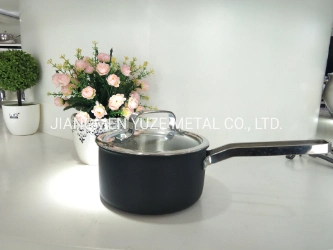 16 Cm Saucepan with Black Coating Cookware
