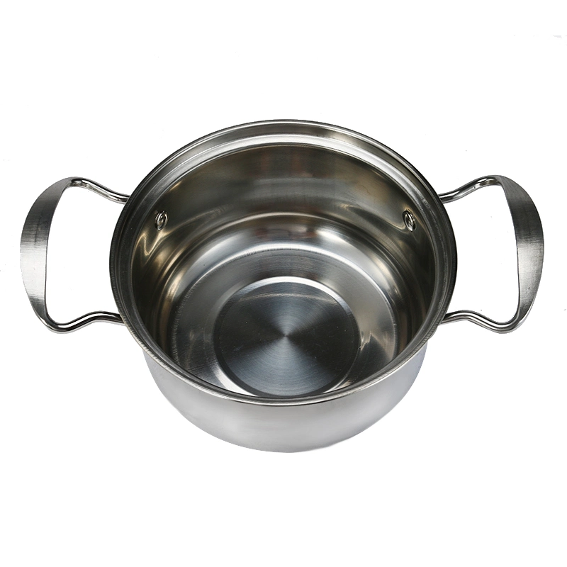 10PCS Hot Style Wholesale Stainless Steel Belly Soup Pot Kitchenware Cooking Casserole Set