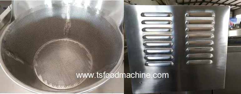 Automatic Stirring Auto Stir Fry Machine Onion Frying Machine