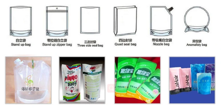 Automatic Curry Sauce Chili Patse Vegetable Soup Stew Doypack Pouch Packing Bag Packaging Machine