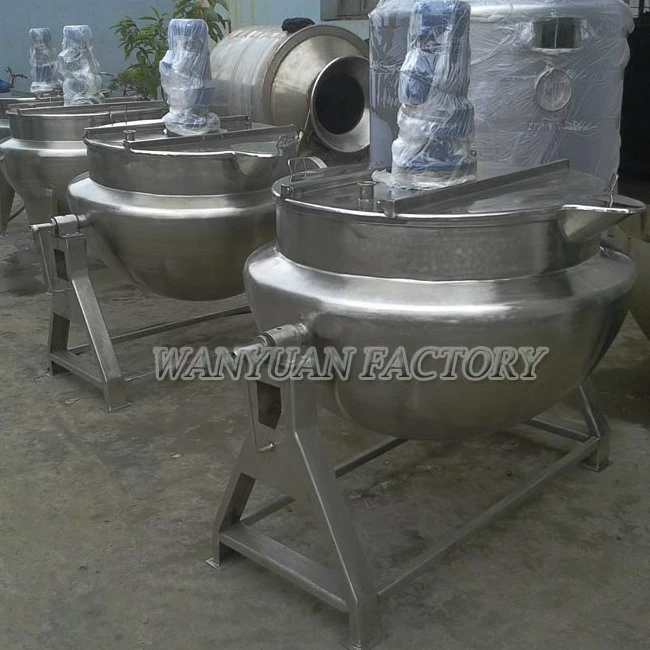 Steam Heating Jacketed Cooking Tank Cooking Pot