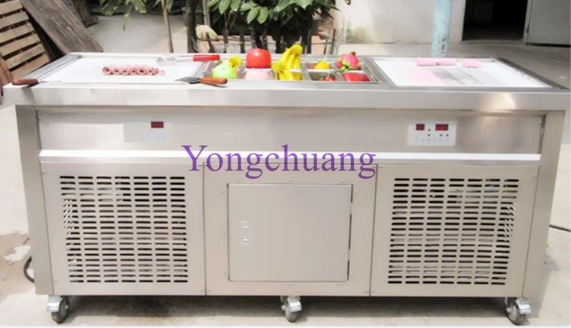 High Quality Stir Fry Ice Cream Machine with Temperature Control