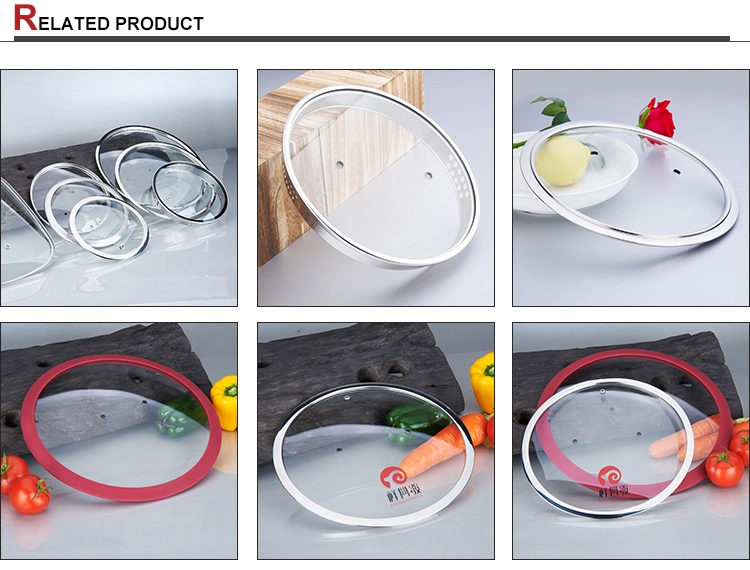 Tempered Glass Lid with Flower Steam Hole for Instant Pot