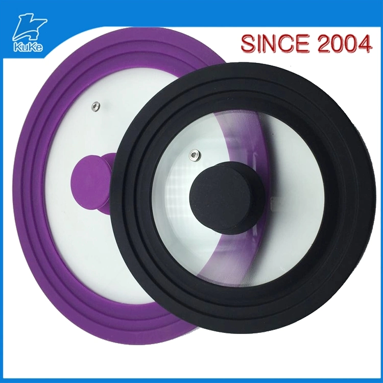 Multiple Silicone Glass Lid for Cookware Fry Pan and Pot