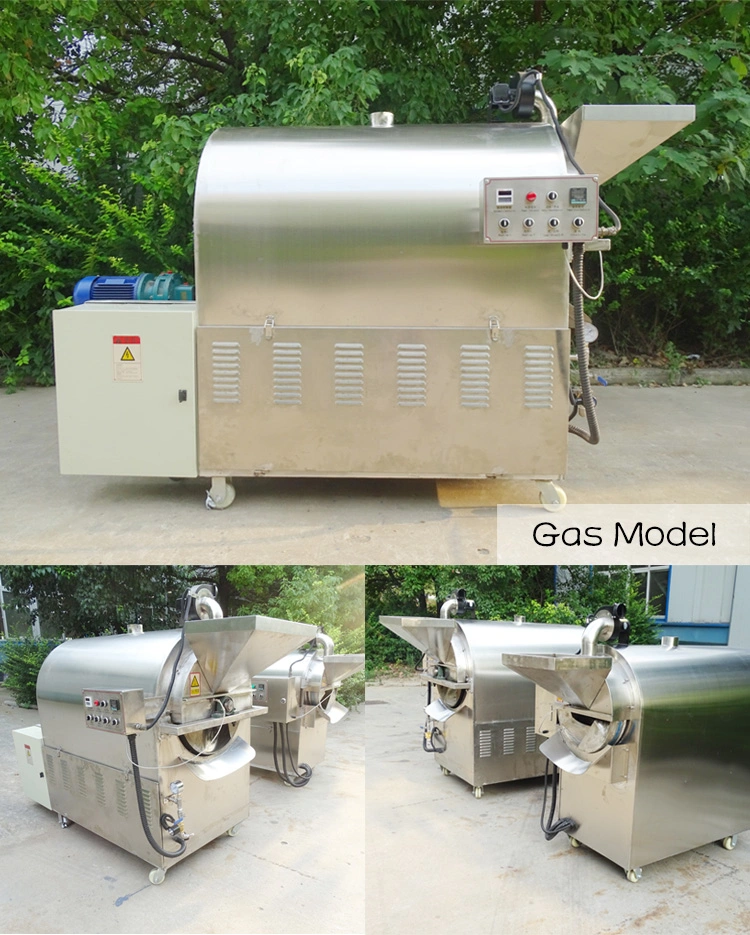 Commercial Drum Peanut Roasting Machine Walnut Roaster Nut Roasting Machinery