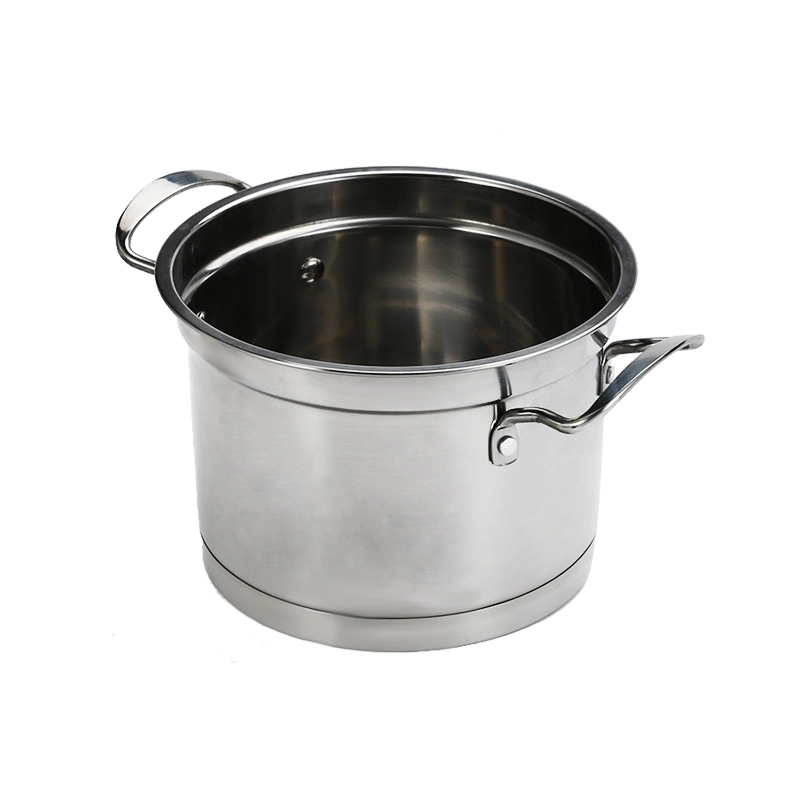 Belly Soup Pot Cooking Stainless Steel Camping Pot Set