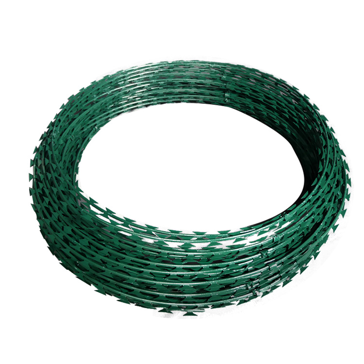 Good Quality PVC Coated Concertina Razor Wire