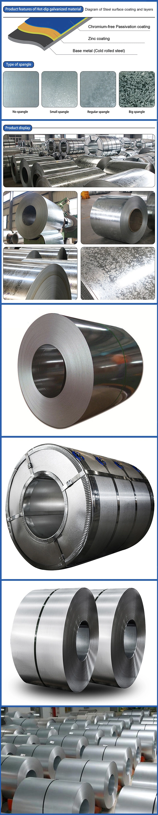 Export Galvanized Steel Coil Color Coated Steel Coil