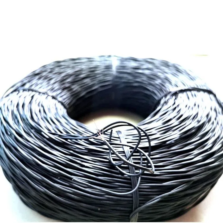 Covered Copper Nylon Jacket Field Telephone Cable Double Wire Twisted