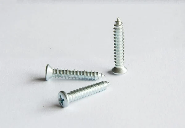 Fastener Stainless Steel DIN7982 Cross Froove Countersunk Head Self Tapping Nail