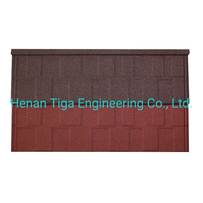 High Quality Colorful Stone Coated Steel Roofing Tiles, Stoned Steel Roofing