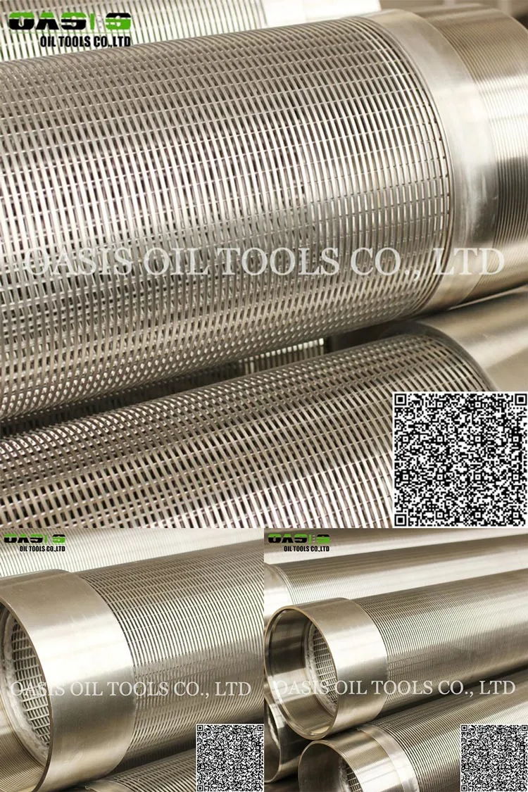 Water Filter Screen Mesh/ Johnson Screens SUS304 Pipe Sleeves for Drilling