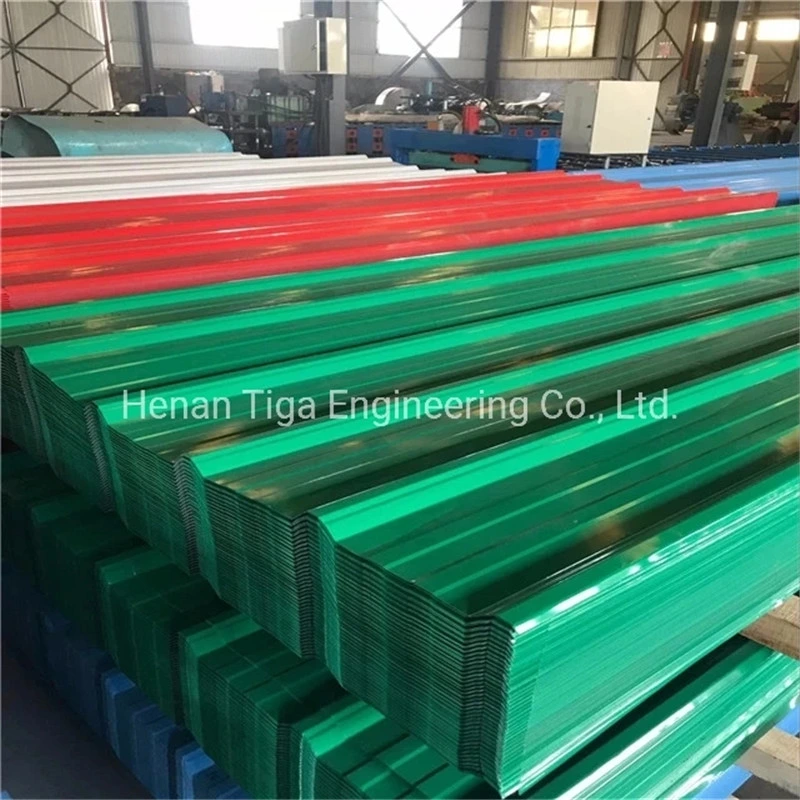 Colorful Galvanized Corrugated Roofing Sheet, Waved Roofing Tile